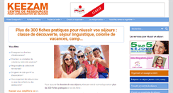 Desktop Screenshot of keezam.fr